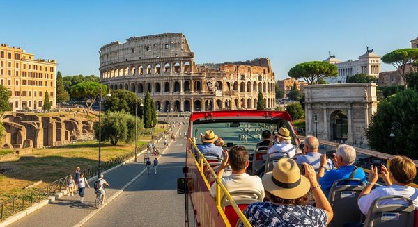 Bus touristique à Rome : le moyen idéal pour visiter la ville éternelle